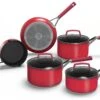 Ninja Zerostick Aluminium 5 Piece Non Stick Pan Set - Red 2 Ninja Zerostick Aluminium 5 Piece Non Stick Pan Set - Red -Kitchen Supplies Store 1120185 R Z001A