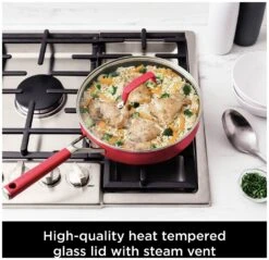 Ninja Zerostick Aluminium 5 Piece Non Stick Pan Set - Red -Kitchen Supplies Store 1120185 R Z006A