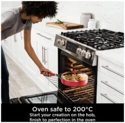 Ninja Zerostick Aluminium 5 Piece Non Stick Pan Set - Red -Kitchen Supplies Store 1120185 R Z008A