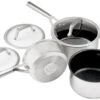 Ninja Zerostick Stainless Steel 3 Piece Non Stick Pan Set -Kitchen Supplies Store 1120233 R Z001A