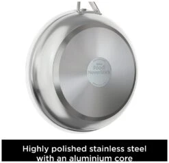 Ninja Zerostick Stainless Steel 3 Piece Non Stick Pan Set -Kitchen Supplies Store 1120233 R Z003A