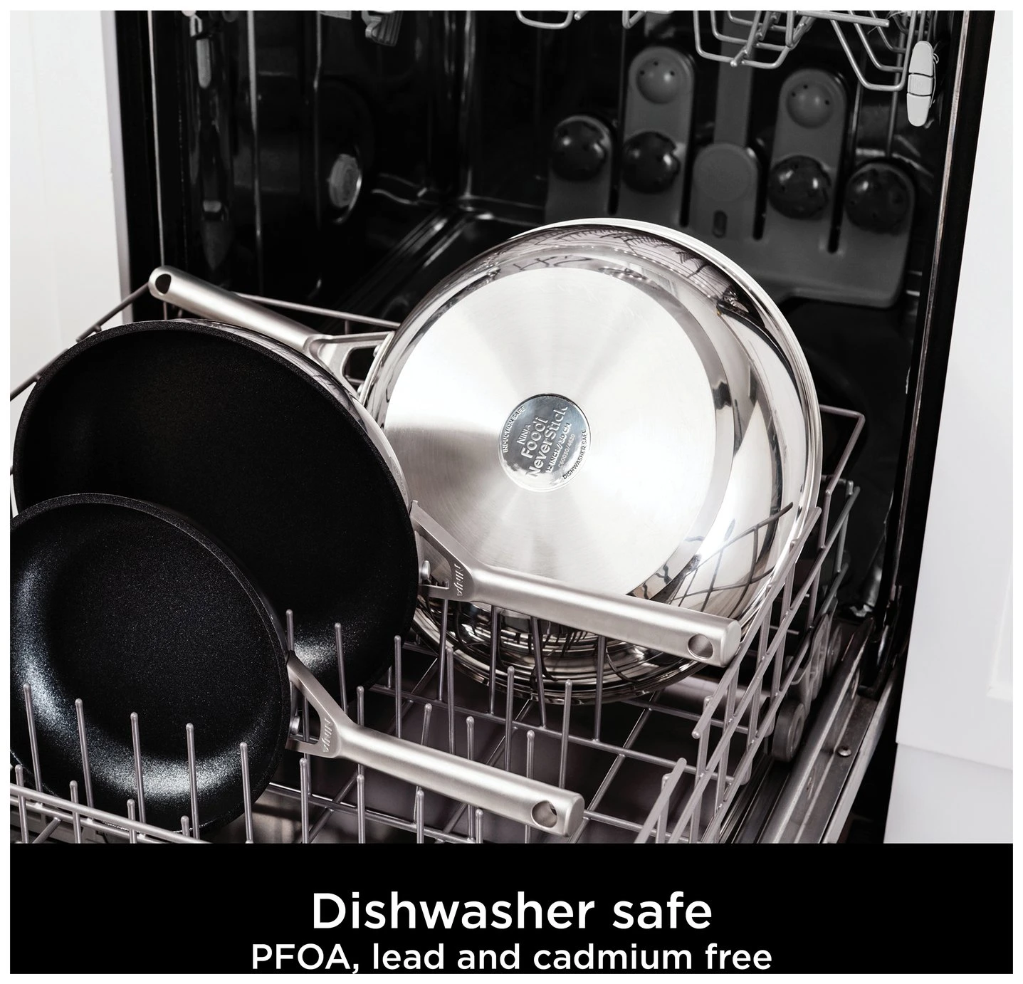 Ninja Zerostick Stainless Steel 5 Piece Non Stick Pan Set 7 Ninja Zerostick Stainless Steel 5 Piece Non Stick Pan Set - Image 6