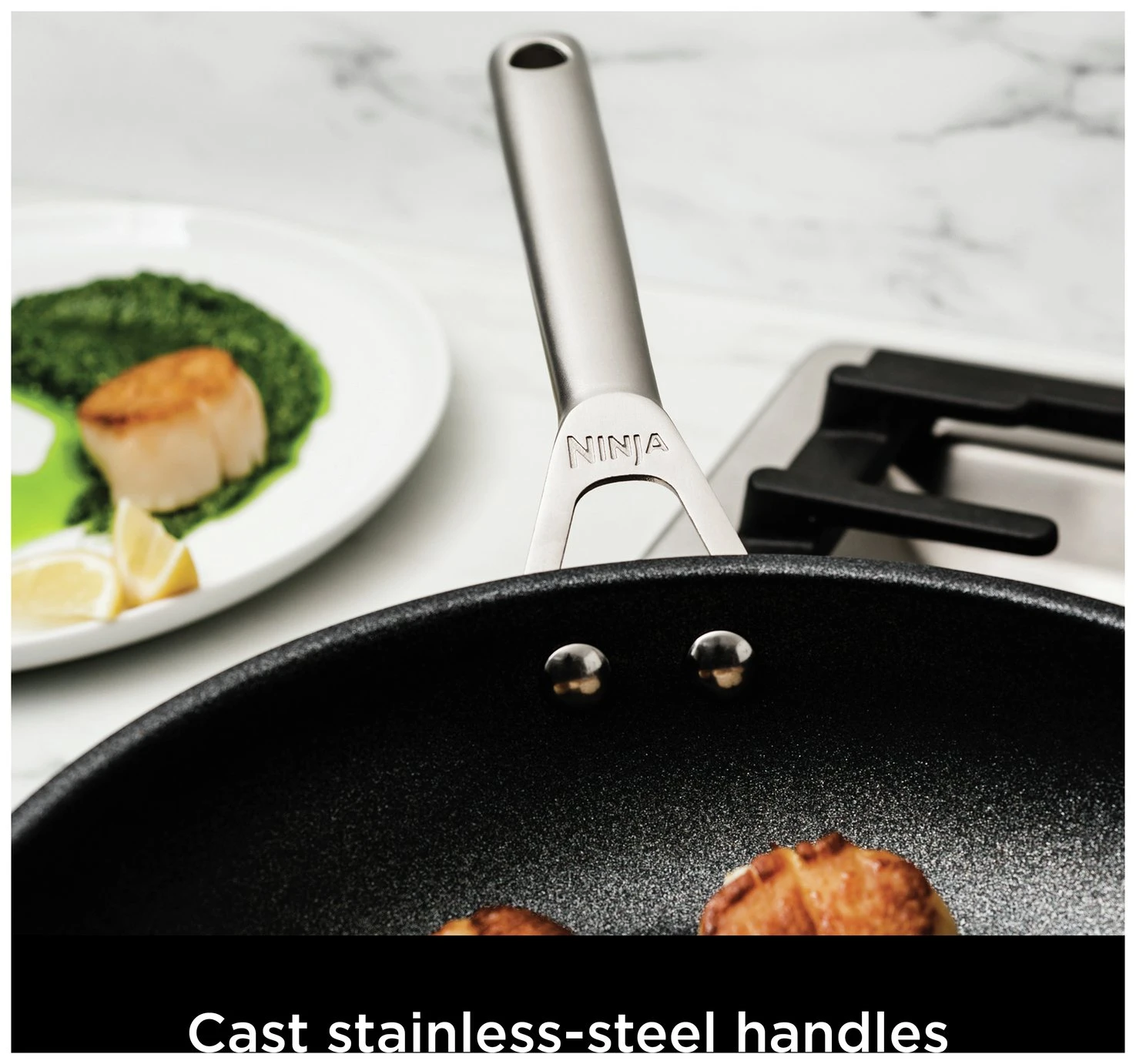 Ninja Zerostick Stainless Steel 5 Piece Non Stick Pan Set 10 Ninja Zerostick Stainless Steel 5 Piece Non Stick Pan Set - Image 9