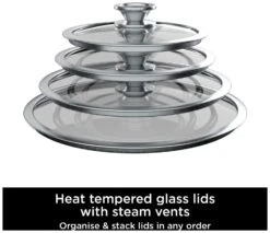 Ninja Zerostick Stackable 3 Piece Non Stick Pan Set -Kitchen Supplies Store 1120264 R Z004A