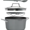 Ninja Zerostick 30cm Non Stick Aluminium Possible Pot -Grey -Kitchen Supplies Store 1120288 R Z001A