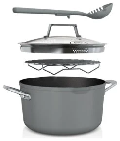 Ninja Zerostick 30cm Non Stick Aluminium Possible Pot -Grey