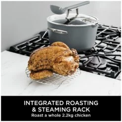 Ninja Zerostick 30cm Non Stick Aluminium Possible Pot -Grey -Kitchen Supplies Store 1120288 R Z008A