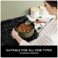 Ninja Zerostick 30cm Non Stick Aluminium Possible Pot -Green -Kitchen Supplies Store 1120295 R Z007A