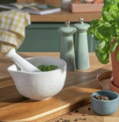 Habitat Herbalist Pestle And Mortar - White 5 Habitat Herbalist Pestle And Mortar - White -Kitchen Supplies Store 1258655 R Z001C