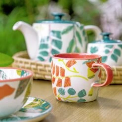 Habitat X Kew Set Of 2 Ceramic Mugs -Kitchen Supplies Store 1300637 R Z003C