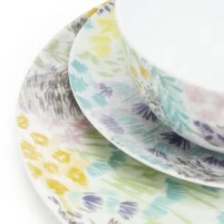 Habitat Floral 12 Piece Porcelain Dinner Set -Kitchen Supplies Store 1307276 R Z005A