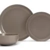Habitat Mushroom 12 Piece Stoneware Dinner Set - Mushroom -Kitchen Supplies Store 1341108 R Z001A