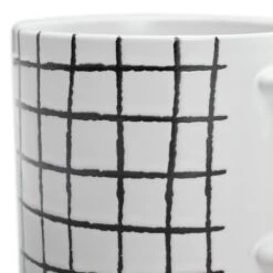 Habitat Grid Set Of 4 Mugs - White -Kitchen Supplies Store 1402944 R Z003A
