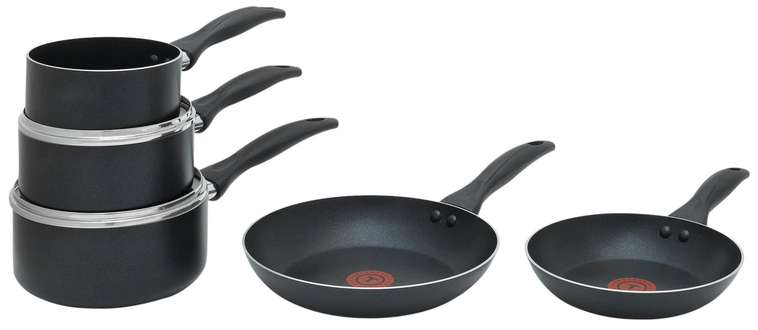 Tefal Everyday 5 Piece Non Stick Aluminium Pan Set 3 Tefal Everyday 5 Piece Non Stick Aluminium Pan Set