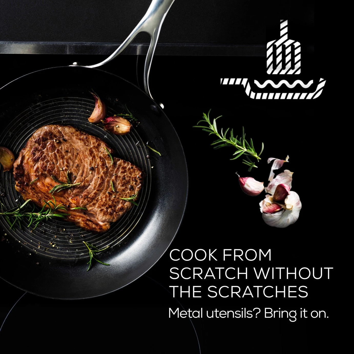 Circulon S Series 24cm Stainless Steel Pan And Spatula 6 Circulon S Series 24cm Stainless Steel Pan And Spatula - Image 4