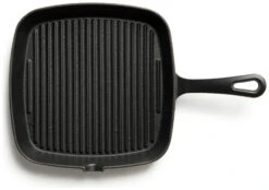 Habitat 23cm Cast Iron Griddle Pan - Black -Kitchen Supplies Store 3065097 R Z005A