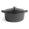 Habitat 5.3 Litre Cast Iron Casserole Dish - Black -Kitchen Supplies Store 3065358 R Z001A