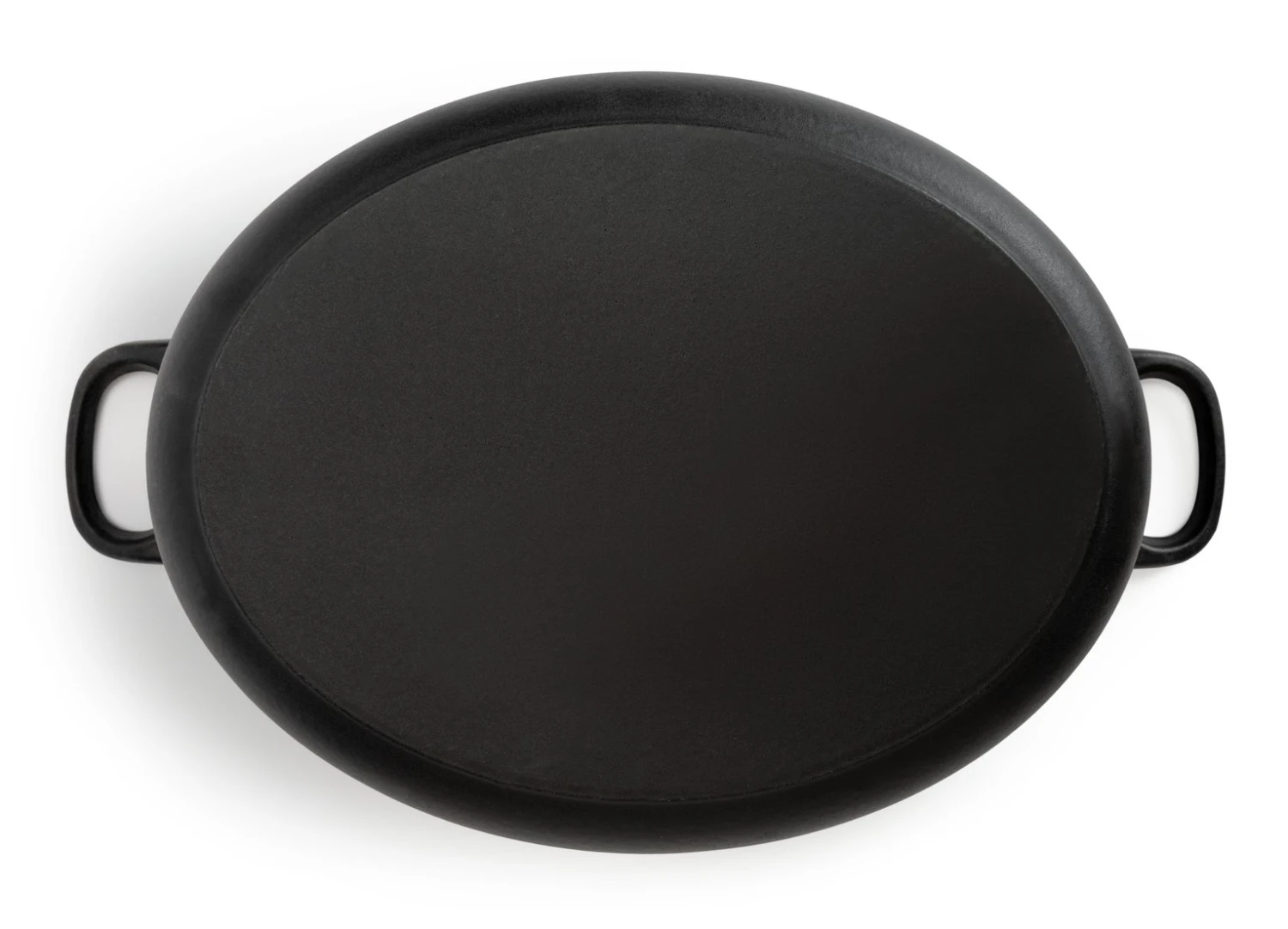 Habitat 4.7 Litre Oval Cast Iron Casserole Dish - Black 7 Habitat 4.7 Litre Oval Cast Iron Casserole Dish - Black - Image 5