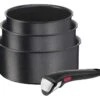 Tefal Ingenio Daily Chef 4 Piece Aluminium Pan Set -Kitchen Supplies Store 3082795 R Z001A