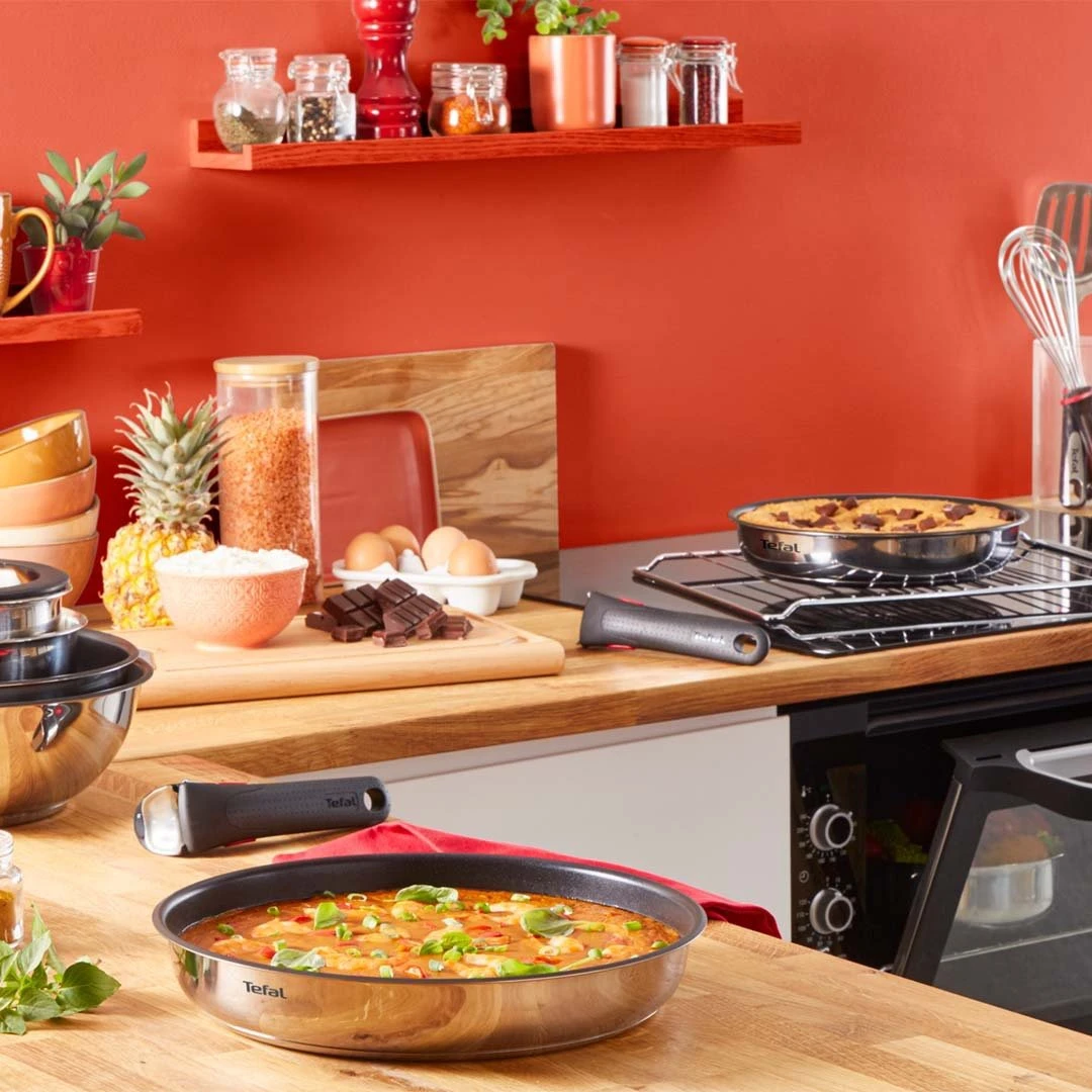 Tefal Ingenio Emotion 4 Piece Stainless Steel Pan Set 9 Tefal Ingenio Emotion 4 Piece Stainless Steel Pan Set - Image 7