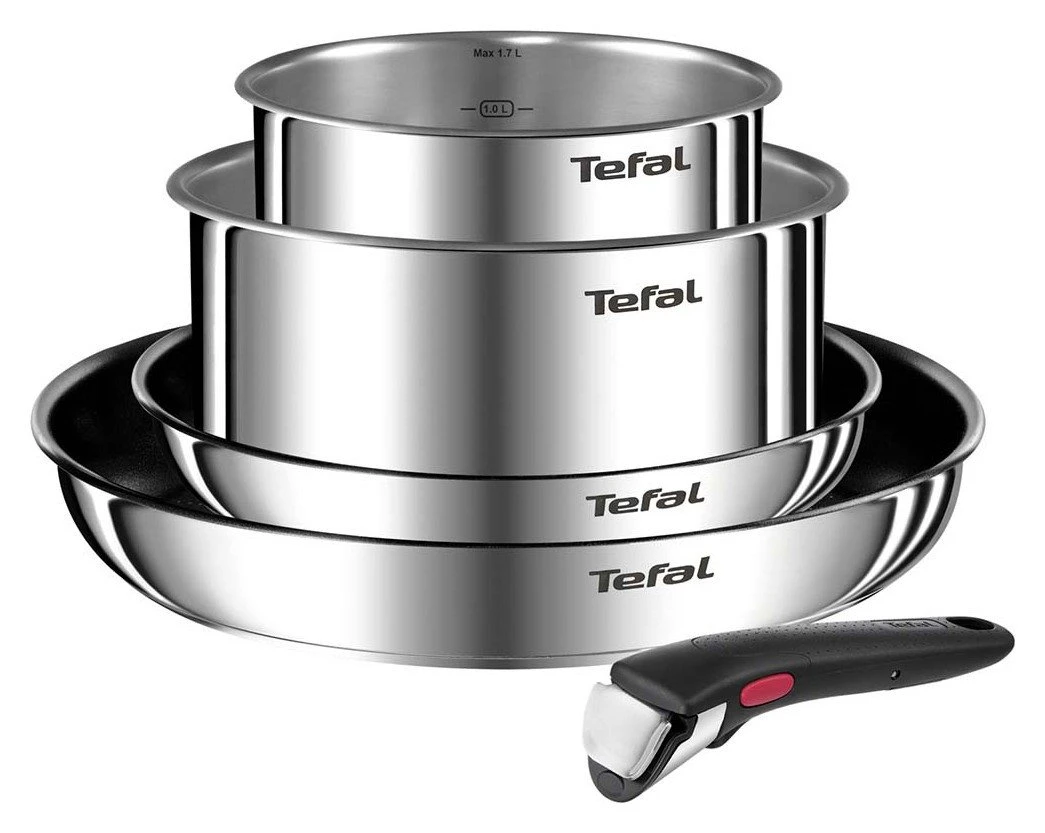 Tefal Ingenio Emotion 5 Piece Stainless Steel Pan Set 3 Tefal Ingenio Emotion 5 Piece Stainless Steel Pan Set