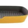 Habitat Global 23cm Cast Iron Griddle Pan - Yellow 2 Habitat Global 23cm Cast Iron Griddle Pan - Yellow -Kitchen Supplies Store 3449682 R Z001A