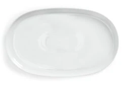 Habitat Riko Oval Porcelain Serving Platter - White -Kitchen Supplies Store 4039840 R Z004A