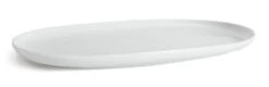 Habitat Riko Oval Porcelain Serving Platter - White -Kitchen Supplies Store 4039840 R Z005A