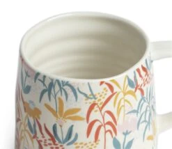 Habitat Floral Ripple Set Of 4 Mugs -Kitchen Supplies Store 4544421 R Z004A