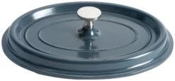 Habitat 3.6 Litre Cast Aluminium Casserole Dish - Blue -Kitchen Supplies Store 4580571 R Z003A