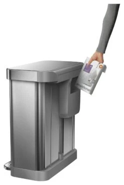 Simplehuman 58 Litre Recycler Bin - Stainless Steel -Kitchen Supplies Store 5713024 R Z009A