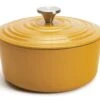 Habitat Global 5.3 Litre Cast Iron Casserole Dish - Yellow -Kitchen Supplies Store 6609625 R Z001A
