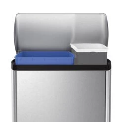 Simplehuman 46 Litre Rectangular Recycle Bin -Kitchen Supplies Store 6609780 R Z003A
