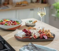 Habitat Dipped Speckle Stoneware Serving Platter -Kitchen Supplies Store 6824101 R Z001C