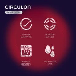 Circulon S Series 30cm Stainless Steel Stock Pot -Kitchen Supplies Store 7048955 R Z006A