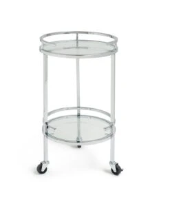 Habitat Chrome And Glass Drinks Trolley -Kitchen Supplies Store 7312966 R Z002A