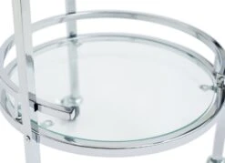 Habitat Chrome And Glass Drinks Trolley -Kitchen Supplies Store 7312966 R Z004A
