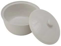 Habitat Stoneware 2.5 Litre Casserole Dish - White -Kitchen Supplies Store 7666492 R Z003A