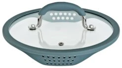 Habitat 5 Piece Stainless Steel With Silicone Rim Pan Set 11 Habitat 5 Piece Stainless Steel With Silicone Rim Pan Set -Kitchen Supplies Store 8042785 R Z004A