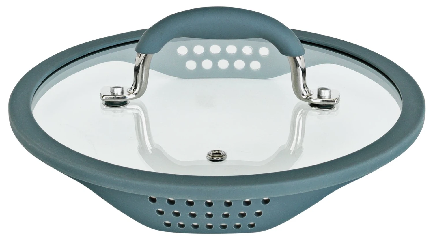 Habitat 5 Piece Stainless Steel With Silicone Rim Pan Set 6 Habitat 5 Piece Stainless Steel With Silicone Rim Pan Set - Image 4