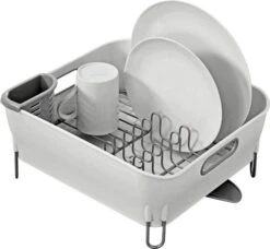 Simplehuman Compact Dish Rack - White