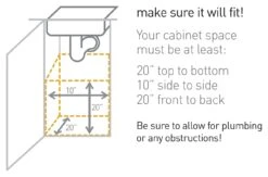 Simplehuman 35 Litre Recycle Bin In Cabinet - Multicoloured -Kitchen Supplies Store 8508171 R Z005A