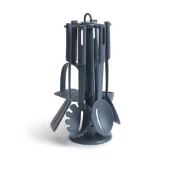 Habitat 6 Piece Utensil Set With Holder - Blue -Kitchen Supplies Store 8805513 R Z004A