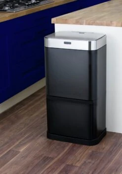 Tower 70 Litre Recycling Sensor Bin - Black -Kitchen Supplies Store 8846819 R Z006A