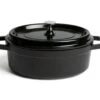Habitat 3.6 Litre Cast Aluminium Casserole Dish - Black -Kitchen Supplies Store 8884417 R Z001A