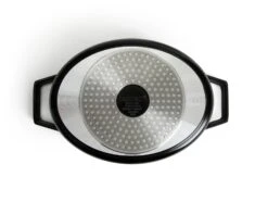 Habitat 3.6 Litre Cast Aluminium Casserole Dish - Black -Kitchen Supplies Store 8884417 R Z004A