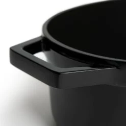Habitat 3.6 Litre Cast Aluminium Casserole Dish - Black -Kitchen Supplies Store 8884417 R Z005A
