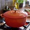 Habitat 5.3 Litre Cast Iron Casserole Dish - Orange -Kitchen Supplies Store 8906175 R Z001A