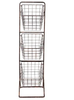 Habitat 3 Tier Antique Finish Vegetable Stand -Kitchen Supplies Store 9185885 R Z002A