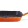Habitat 23cm Cast Iron Griddle Pan - Orange 2 Habitat 23cm Cast Iron Griddle Pan - Orange -Kitchen Supplies Store 9192500 R Z001A